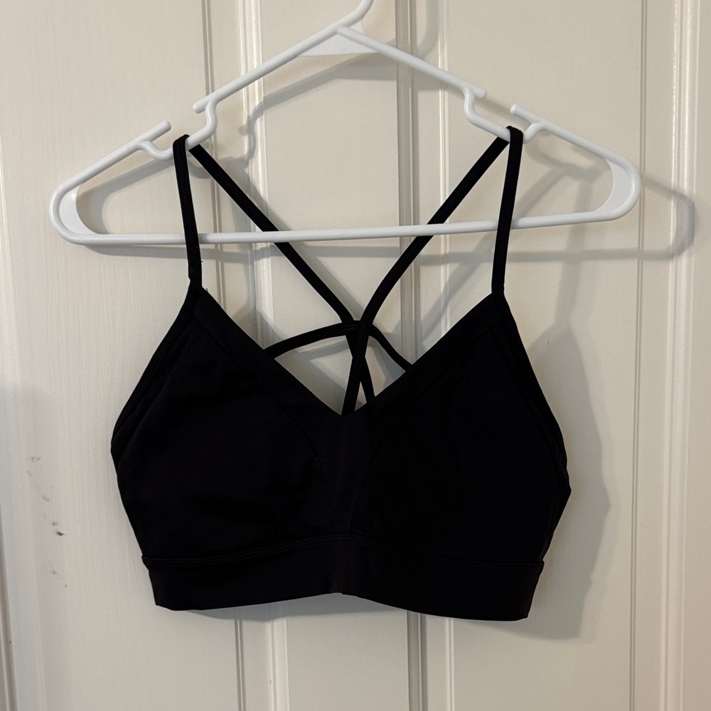 Balance Athletica Black Cross-Back Bralette